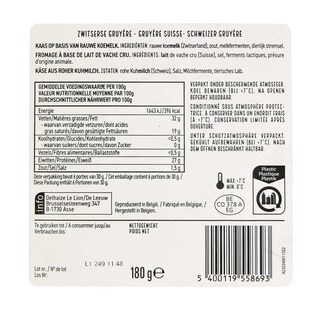 Delhaize | Gruyère suisse | Tranches 