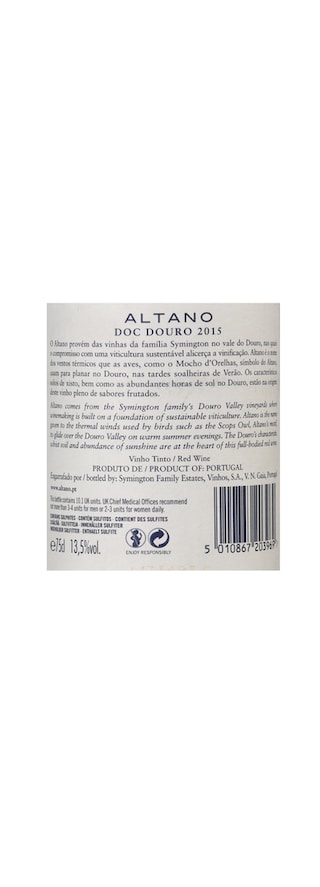 Portugal | Douro Superieur | Altano Rood 