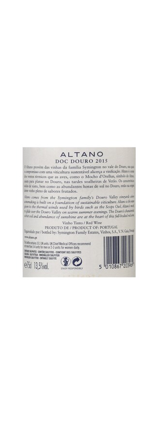 Portugal | Douro Superieur | Altano Rood 