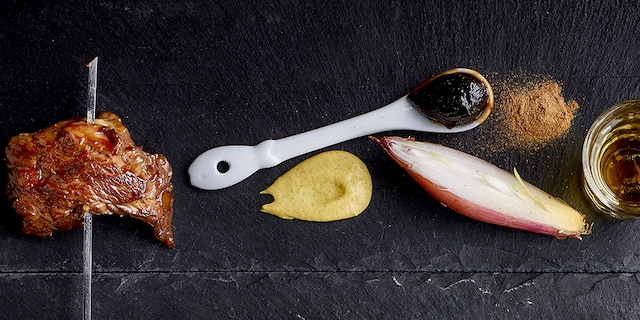 Brochettes van entrecote met whiskymarinade