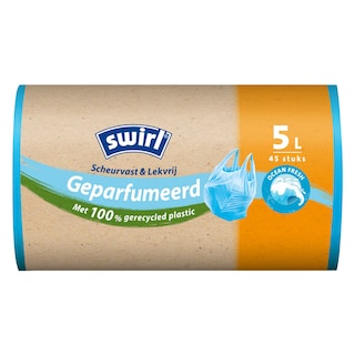 Swirl | Sac poubelle | Ocean | Poignées | 45st | 5L 