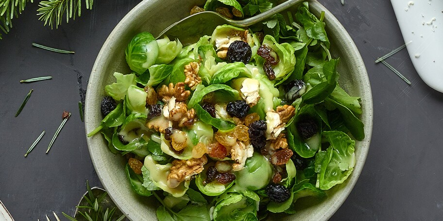 Salade van spruitjes