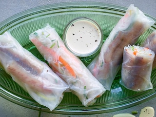 Lenterolletjes met maatjes