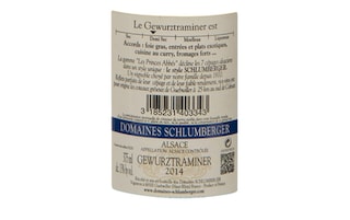 France - Frankrijk | Alsace | Gewurztraminer Schlumberger 14 Wit 