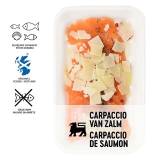 Delhaize | Carpaccio saumon | Ecosse | Prêt à manger 