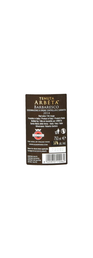 Italie - Italië | Piemonte D.O.C.G. | Arbeta Barbaresco 14 