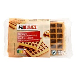 Eierwafels | Hazelnootsmaakvulling