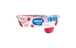 Nestlé | Yogolino | Dessert lacté | Fraise Framboise | 6M 