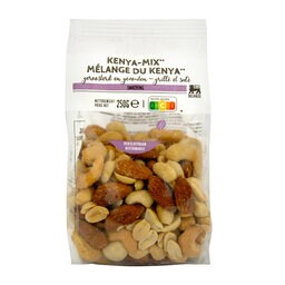 Delhaize | Fruits à coques | Mix Kenya | Grillé-Salé 