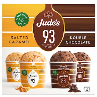 Jude's | Plant based | Salted caramel | Multipack 4 x 8,5 cl