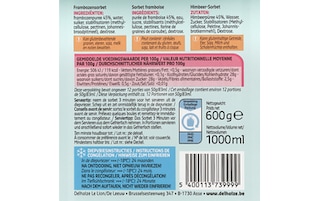 Delhaize | Sorbet | Framboise 