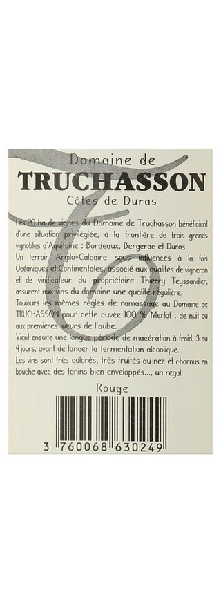 France - Frankrijk | Côtes de Duras | Domaine de Truchasson 