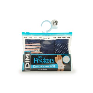 Dim | Paris | Boxers Pocket Coton | Navy | 36/38 