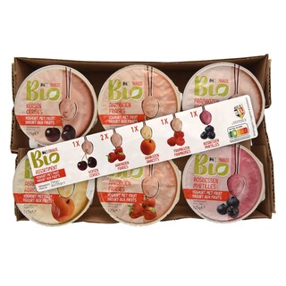 Delhaize | Bio | Yoghurt | Vruchtenmengeling | Bio 