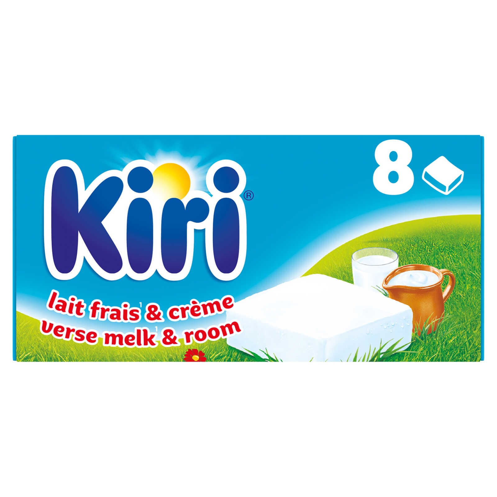 Kiri, Fromage à tartiner, Nature, 8 Portions, 144 gr
