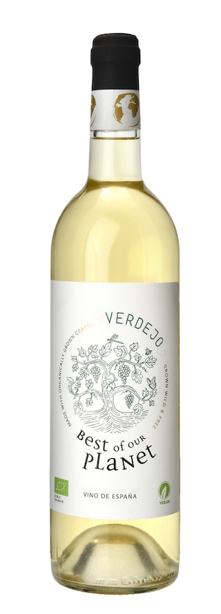 Espagne - Spanje | Valencia | Best planet | Verdejo | 75CL | 2019 | Witte wijn | Bio 