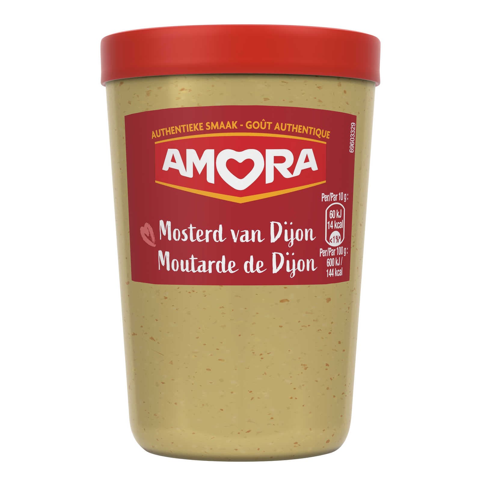 Amora Mosterd Sterke 185 Gr Delhaize