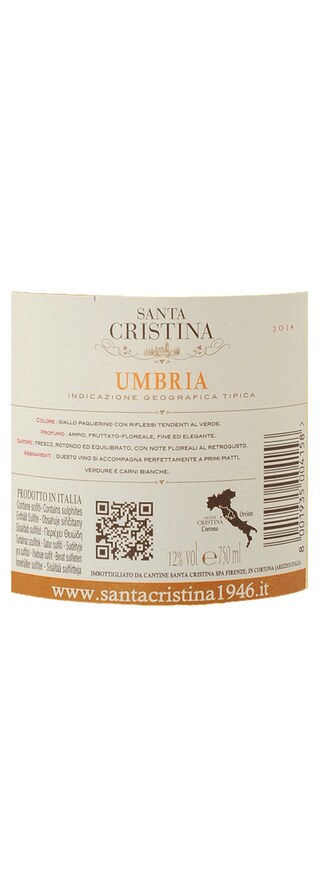 Italie - Italië | Umbria IGT | Santa Cristina Wit 