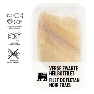 Delhaize | Filet Flétan Noir | Pêché en Mer 