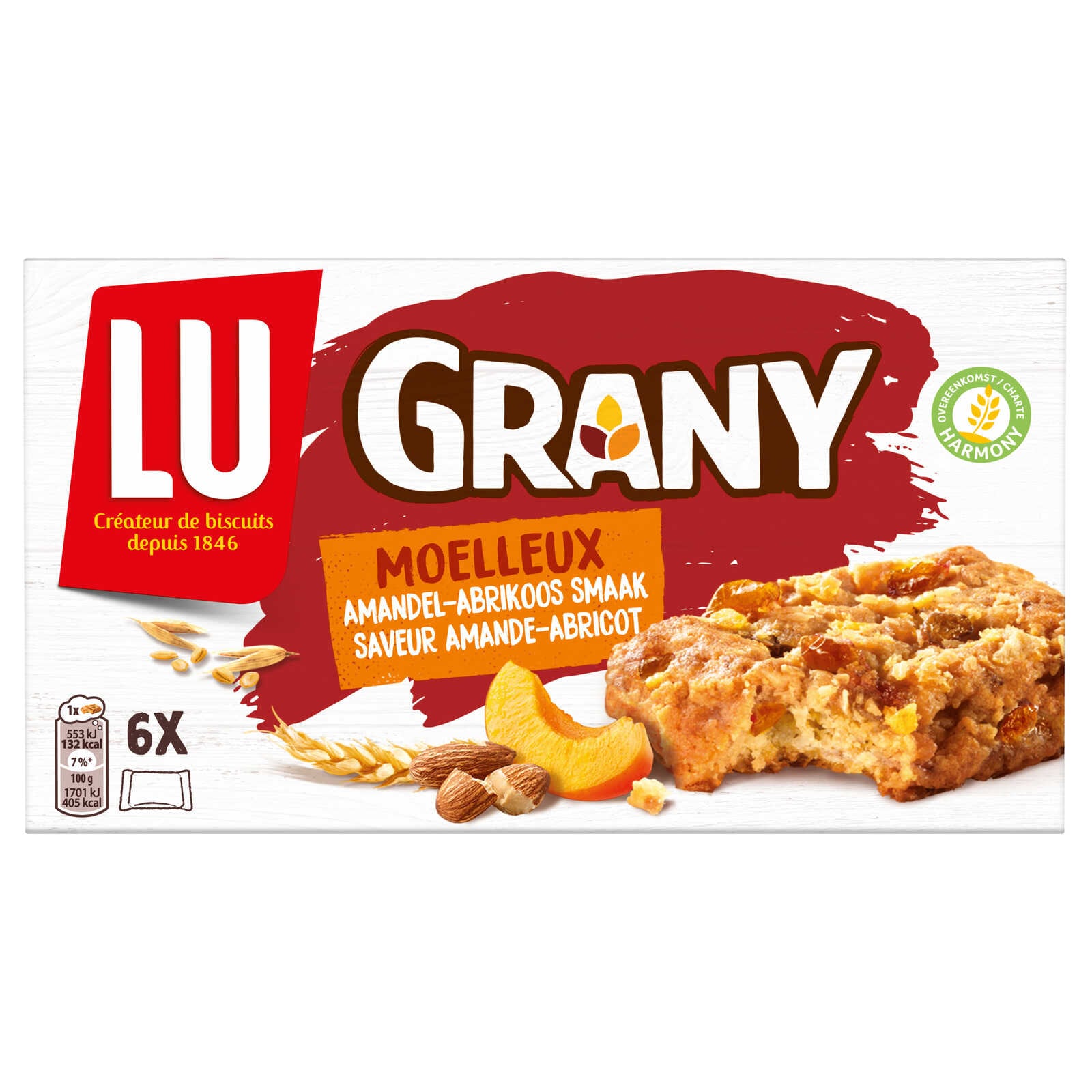 LU GRANY MOELLEUX abricot-amande 6p 30/11/2024