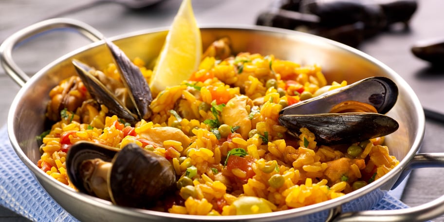 Pilaf aux moules façon paella