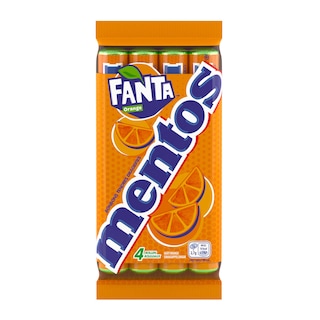 Mentos | Snoepjes | Fanta | 4 Rollen 