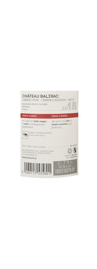 France - Frankrijk | Bordeaux - Médoc | Château Balirac 2018 