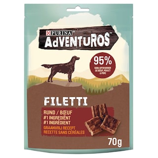 AdVENTuROS | Filetti | Hondensnacks | Adult | Rund 