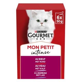 Gourmet | Mon Petit | Aliment Chat | Adulte | Sauce | Viandes 6 x 50 gr