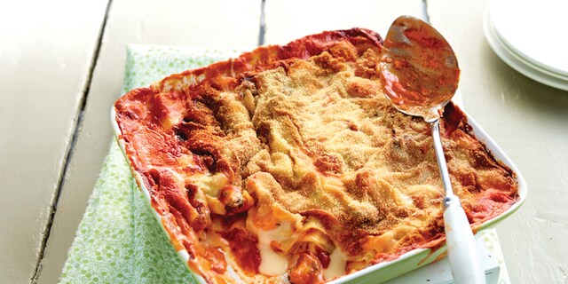 Lasagne met zeevruchten