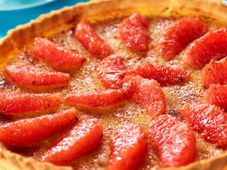 Tarte aux pamplemousses rouges