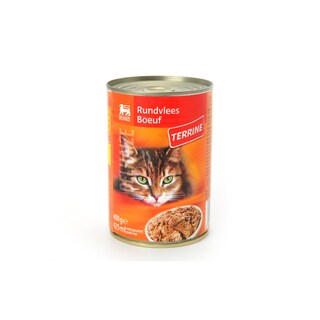Delhaize | Aliment chat | Boeuf | Terrine 