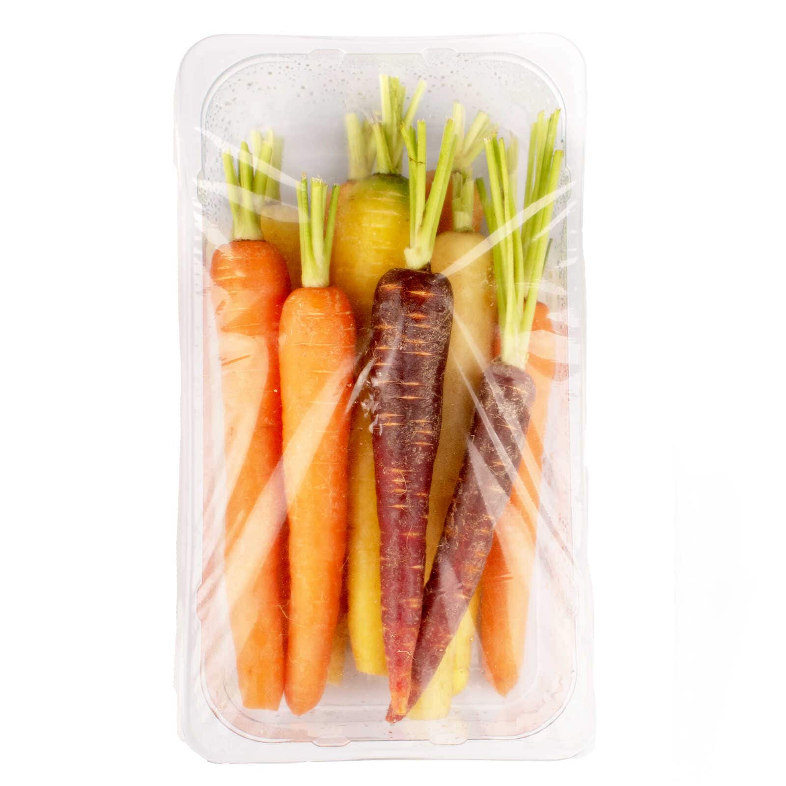 Delhaize Wortelen Gekleurde mix 600 gr Delhaize