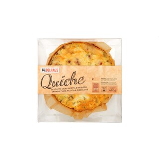 Delhaize | Gezouten taart | Gerookte zalm 