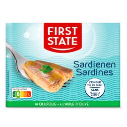 Sardines | Huile d'olive | Sans peau/arêtes