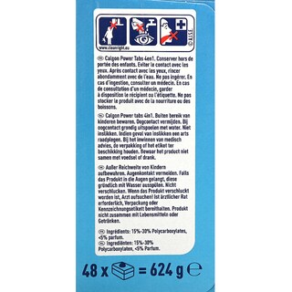 Calgon | Tablettes anti-calcaire | 4 en 1 