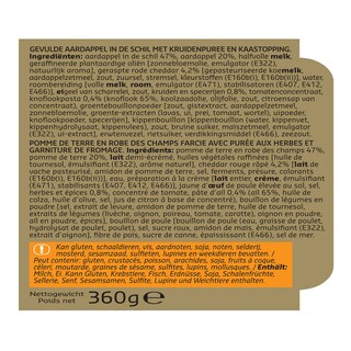 Delhaize | Gevulde aardappel | Look en kruidenboter 