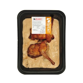 Delhaize | Pigeon | Sauce crème champignons bruns 