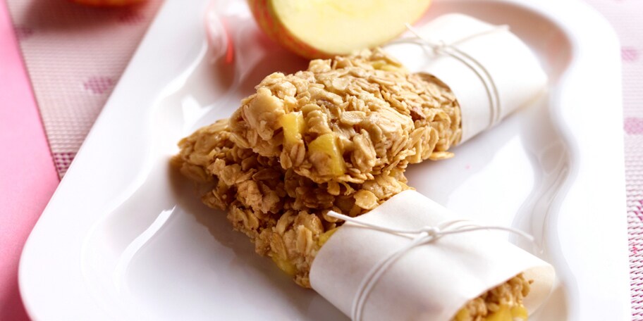 Barres aux pommes et à l’avoine