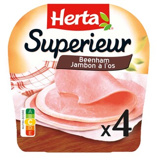 Herta | Jambon Cuit | 4 Tranches 150 gr