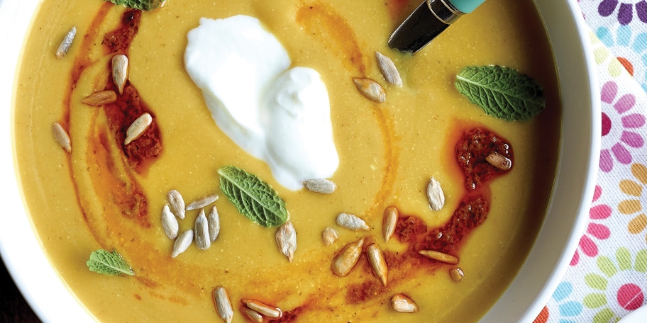 Soupe de lentilles au curry