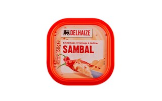 Delhaize | Smeerkaas | Sambal 150 gr