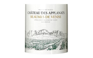 Chateau Des Applanats | Beaumes de Venise 75 cl