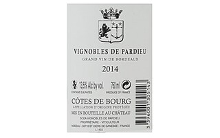 FR BORDEAUX CD BOURG | Bordeaux - Côte de Bourg | Château Nodeau 14 Rouge 