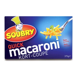 Soubry | Pâtes | Quick | Macaroni | Coupé 