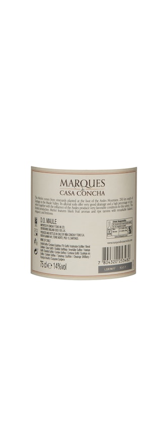 Chili | Central Valley | Concha Y Toro Marques Merlot 