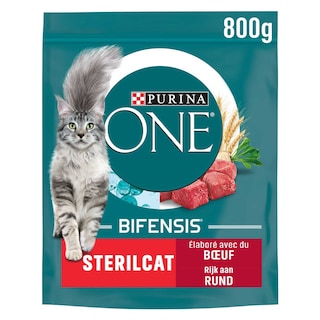 Purina ONE | Bifensis | Kattenvoeding | Sterilised | Sterilised | Rund |800g 800 gr
