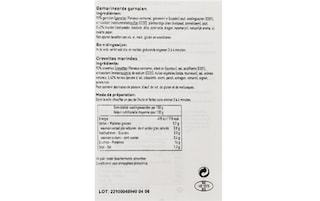 Delhaize | Zeewatergarnalen | Gemarineerd 