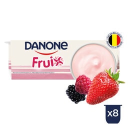 Yoghurt | Rode vruchten | Gemixt fruit