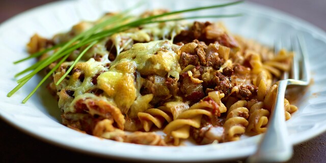 Witloofgratin met Quorngehakt en tomaten